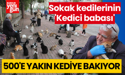 Sokak kedilerinin 'Kedici babası'