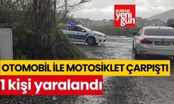 Antalya Gazipaşa’da motosiklet kazası sürücü hastaneye kaldırıldı