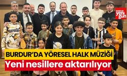 Burdur’da yöresel halk müziğinin yeni nesillere aktarılması için kurs açıldı