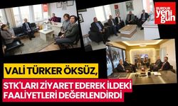 Vali Türker Öksüz, STK'ları Ziyaret Ederek İldeki Faaliyetleri Değerlendirdi