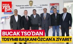 Bucak TSO'dan TDSYMB Başkanı Özcan'a Ziyaret