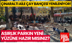 Çınaraltı Aile Çay Bahçesi Yenileniyor!