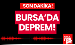 SON DAKİKA - Bursa'da Deprem!
