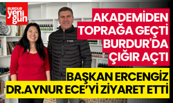 Burdur'da Çığır Açmıştı! Başkan Ercengiz, Dr. Aynur Ece'yi Ziyaret Etti