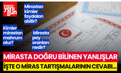 Mirasta Kim Daha Az Pay Alır? İşte o soruların cevabı...