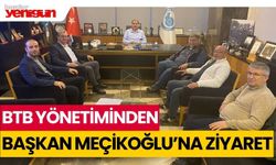 BTB Başkanı Gündüzalp'ten Başkan Meçikoğlu'na ziyaret