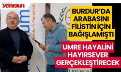 Burdur'da Filistinlilere destek için arabasını bağışlamıştı, umre hayali gerçekleşiyor