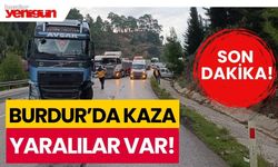 Burdur'da kaza! Yaralılar var