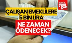 Çalışan emeklilere 5 bin lira ne zaman ödenecek?