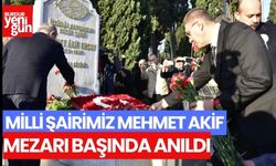 Milli Şairimiz Mehmet Akif Mezarı Başında Anıldı