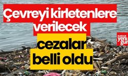 Çevreyi kirletenlere verilecek cezalar belli oldu