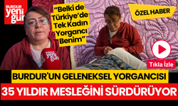 Burdur'un Geleneksel Yorgancısı Münevver Özcan, 35 Yıldır Mesleğini Sürdürüyor