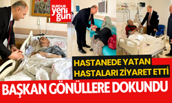 Başkan İbrahim Sertbaş, hastanede yatan hastaları ziyaret etti
