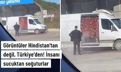 Oto yıkama istasyonunda sucuk yıkadılar