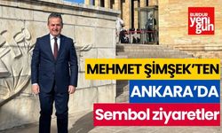 Mehmet Şimşek'ten Ankara'da sembol ziyaretler