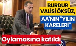 Burdur Valisi Öksüz, AA'nın "Yılın Kareleri" oylamasına katıldı