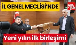 İl Genel Meclisi'nde yeni yılın ilk birleşimi