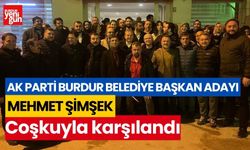 AK Parti Burdur Belediye Başkan adayı Mehmet Şimşek, coşkuyla karşılandı