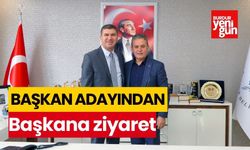 Başkan adayından başkana ziyaret!