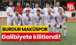 Burdur Maküspor, galibiyete kilitlendi