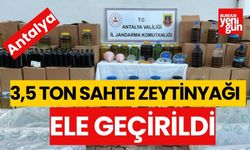 3,5 ton sahte zeytinyağı ele geçirildi