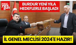 Burdur Yeni Yıla Hedef Dolu Başladı: İl Genel Meclisi 2024'e Hazır!