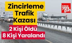 İki otobüsün karıştığı zincirleme trafik kazasında 2 kişi öldü, 8 kişi yaralandı