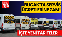 Bucak'ta Servis Ücretlerine Zam! İşte yeni tarifeler...