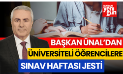 Başkan Ünal'dan Üniversiteli Öğrencilere Jest