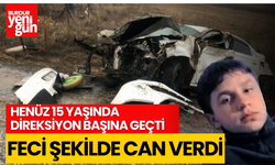 Henüz 15 Yaşında Direksiyon Başına Geçti Feci Şekilde Can Verdi