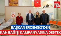 Başkan Ercengiz’den kan bağışı kampanyasına destek