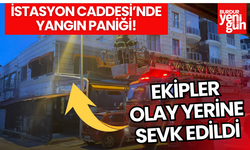 İstasyon Caddesi'nde Yangın Paniği!