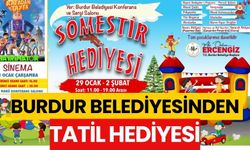 Burdur Belediyesinden Sömestir hediyesi