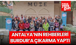 Antalya Rehberleri Burdur’a Çıkarma Yaptı