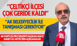 Ak Parti Çeltikçi Belediye Başkan Adayı Ahmet Ali Akyel'den Açıklamalar