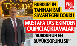 Mustafa Taştekin, Burdur Yenigün'e Konuştu: “Burdur’un en büyük sorunu su”