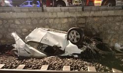 Ankara'da otomobil köprüden düştü: 1 ölü, 2 ağır yaralı