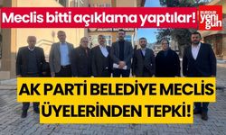 Burdur'da AK Parti Belediye Meclis üyelerinden tepki