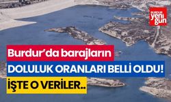 Burdur'daki barajların doluluk oranları belli oldu! İşte o veriler