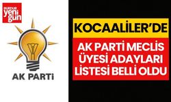 Kocaaliler'de AK Parti meclis üyesi adayları belli oldu! İşte o liste