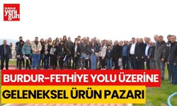 Burdur-Fethiye yolu üzerine geleneksel ürün pazarı