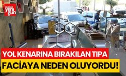 Yol kenarına bırakılan süs havuzunun tıpası faciaya neden oluyordu