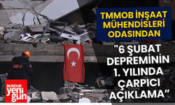 TMMOB İnşaat Mühendisleri Odasından "6 Şubat Depremlerinin 1. Yılında Çarpıcı Değerlendirmeler"