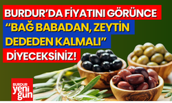 Burdur'da Fiyatını Görünce "Zeytin Deden Kalmalı!" Diyeceksiniz
