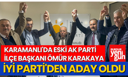 Karamanlı'da Eski AK Parti İlçe Başkanı İYİ Parti'den Aday Oldu