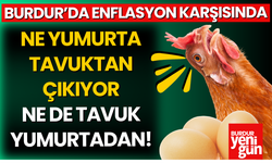 Burdur'da Enflasyona Karşı Ne Yumurta Tavuktan Çıkıyor  Ne de Tavuk Yumurtadan!