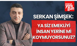 Serkan Şimşek: "Ya siz emekliyi insan yerine mi koymuyorsunuz?"