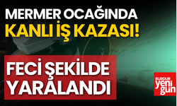 Kanlı İş Kazası! Feci Şekilde Yaralandı