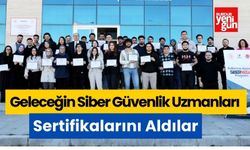 Geleceğin Siber Güvenlik Uzmanları Sertifikalarını Aldılar