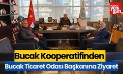 Bucak Kooperatifinden Bucak Ticaret Odası Başkanına Ziyaret